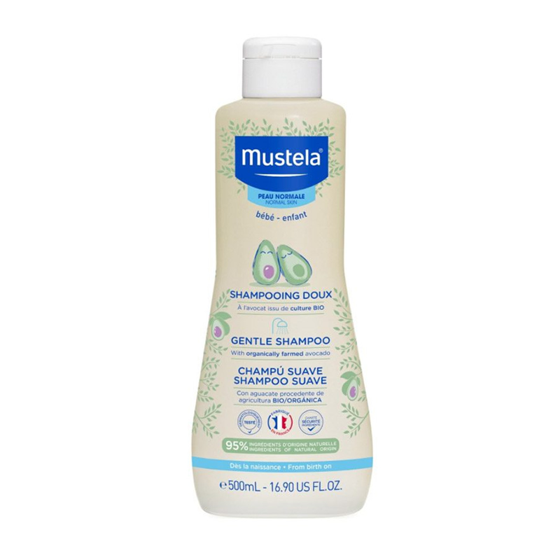 شامپو سر 500 میل بچه با عصاره آووکادو موستلا MUSTELA