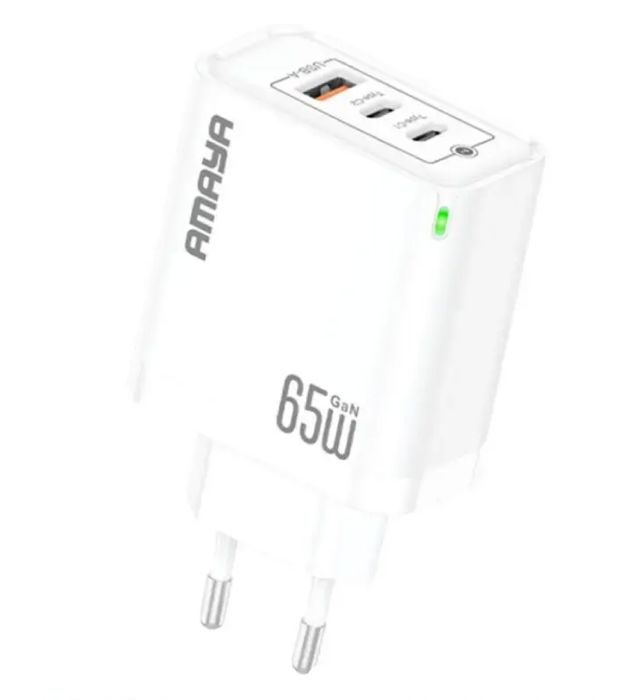 خرید شارژر دیواری 65W آمایا مدل ACW-E102T قیمت روز