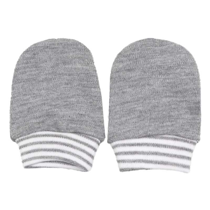 دستکش نوزاد طوسی طرح پاندا بیبی فورلایف Baby4life