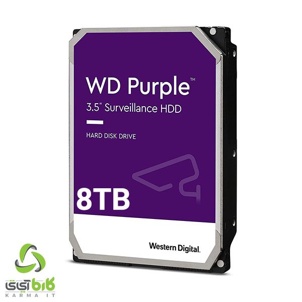 هارد اینترنال وسترن دیجیتال مدل PURPLE 8TB