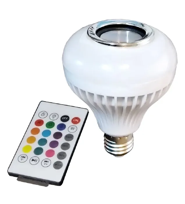 خرید لامپ هوشمند و اسپیکر بلوتوثی مدل led music blub کد HB-61 قیمت روز