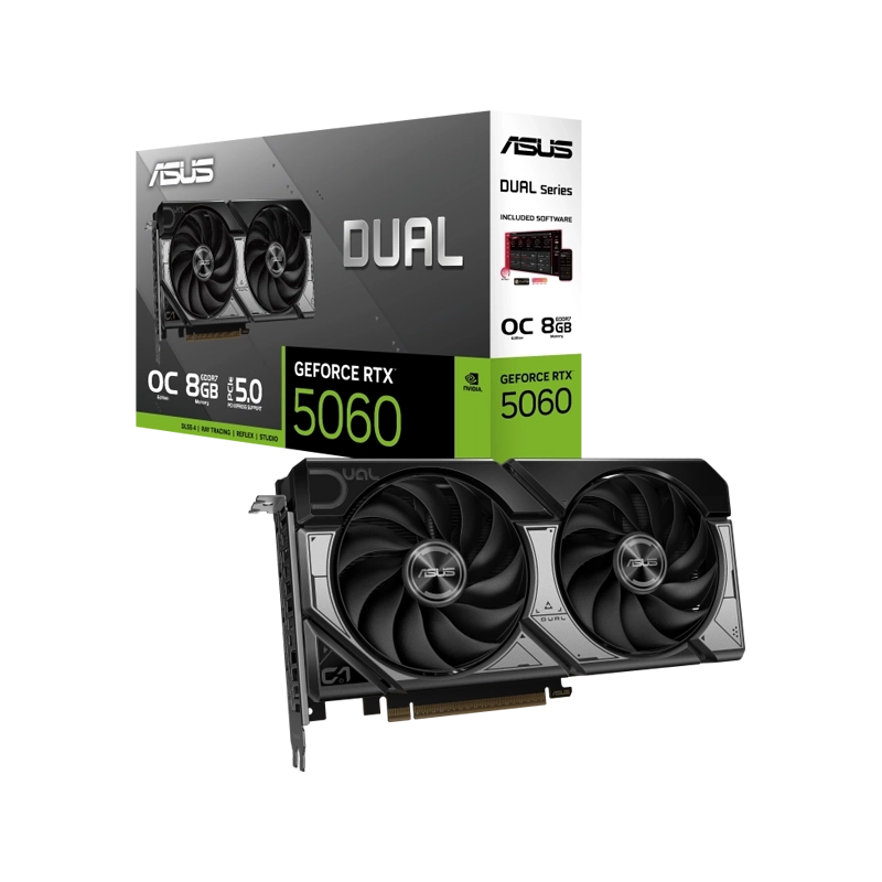 کارت گرافیک ایسوس Dual GeForce RTX5060 8GB GDDR7 OC Edition