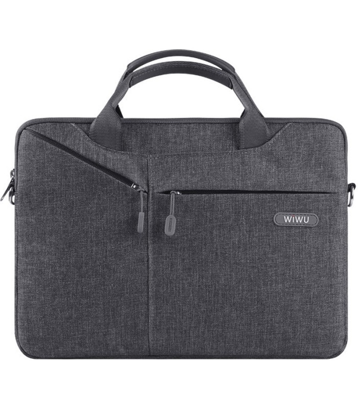 کیف شانه‌آویز لپتاپ ۱۴ اینچی ویوو مدل WIWU City Commuter Bag | خاکستری