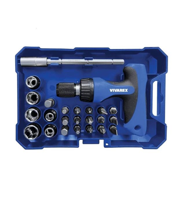 خرید پیچ گوشتی و بیت ویوارکس مجموعه 24 عددی مدل VR2465-SD قیمت روز