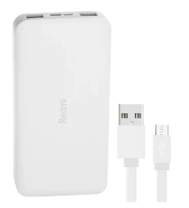 قیمت پاوربانک شیائومی مدل Redmi PB100LZM ظرفیت 10000 میلی آمپر ساعت به همراه کابل تبدیل micro USB