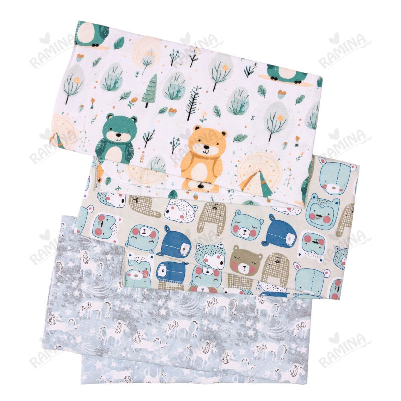 خشک کن نوزاد طرح دار جعبه 3 عددی کد 1049 بیبی فورلایف Baby4Life