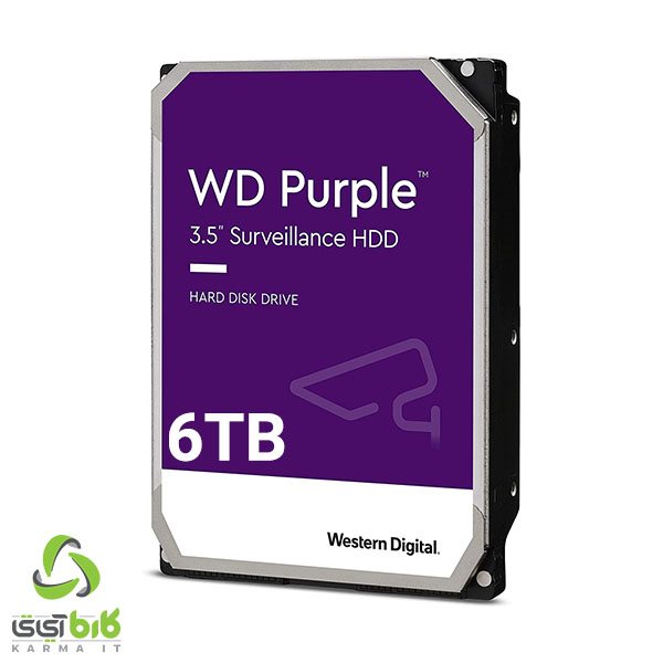 هارد اینترنال وسترن دیجیتال مدل PURPLE 6TB
