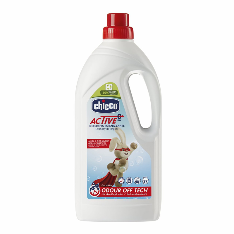 مایع شوینده لباس کودک 1.5 لیتری مدل Active چیکو Chicco