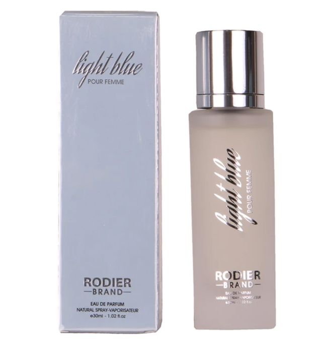 خرید عطر جیبی زنانه رودیر مدل 1010001 لایت بلو 30 میلی لیتر قیمت روز