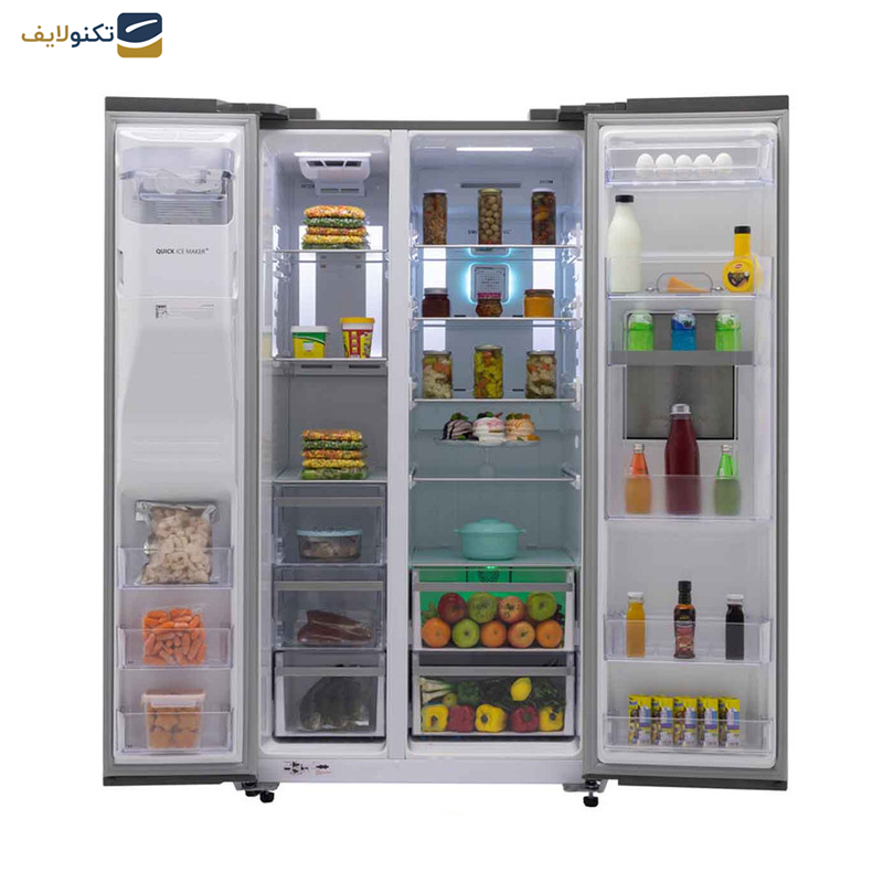یخچال و فریزر ساید بای ساید اسنوا 32 فوت مدل S1Di-M210-S