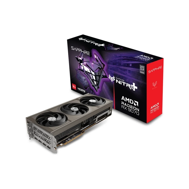 کارت گرافیک سافایر NITRO+ AMD RX9070 GAMING OC 16GB