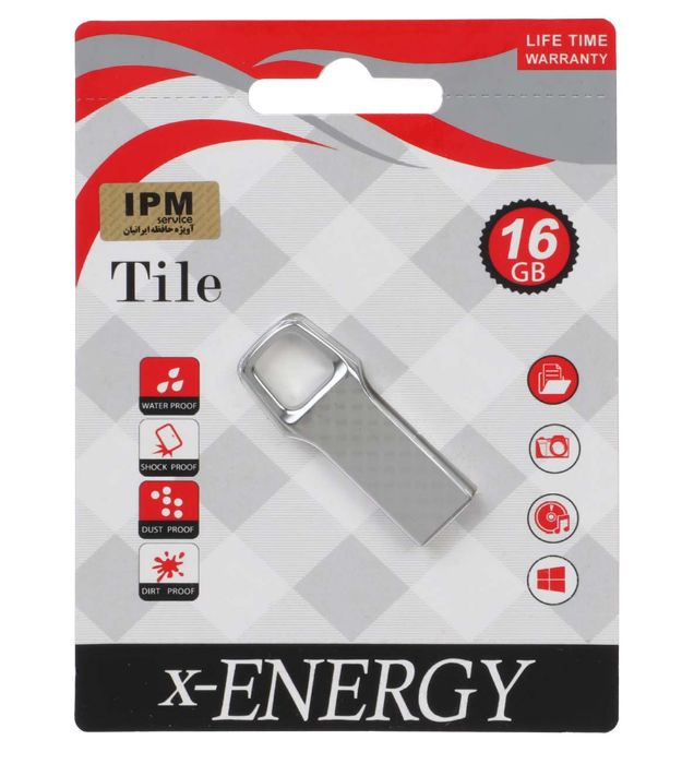 خرید فلش مموری ایکس انرژی مدل Tile USB 2.0 ظرفیت 16 گیگابایت قیمت روز