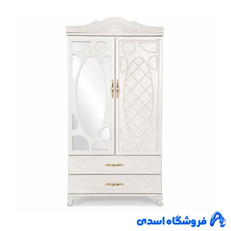 کمد دو درب آیینه دار کد 1830