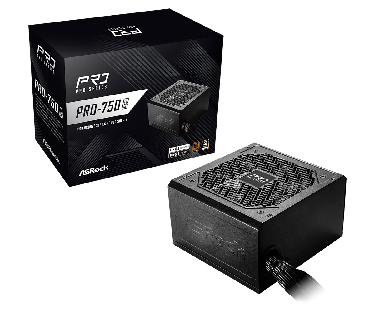 پاور کامپیوتر ASRock PRO-750B توان 750 وات