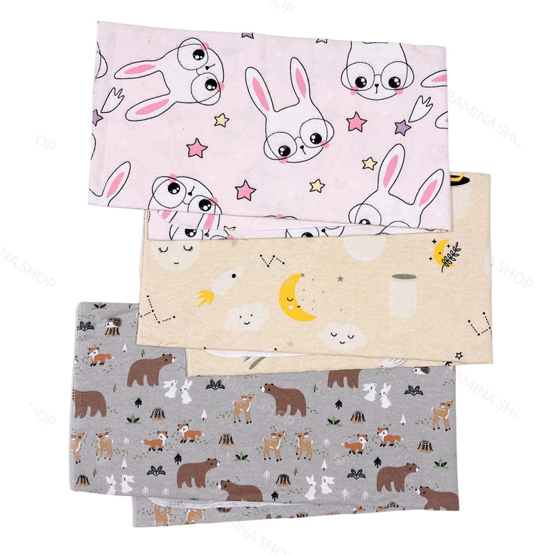 پارچه خشک کن نوزاد جعبه 3 عددی کد 1019 بیبی فورلایف BABY4LIFE