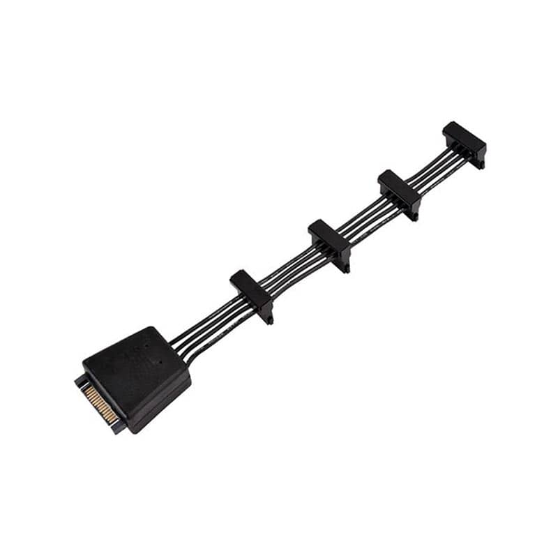 کابل افزاینده برق ساتا اسلیو سیلوراستون CP06-E4 (15 پین)