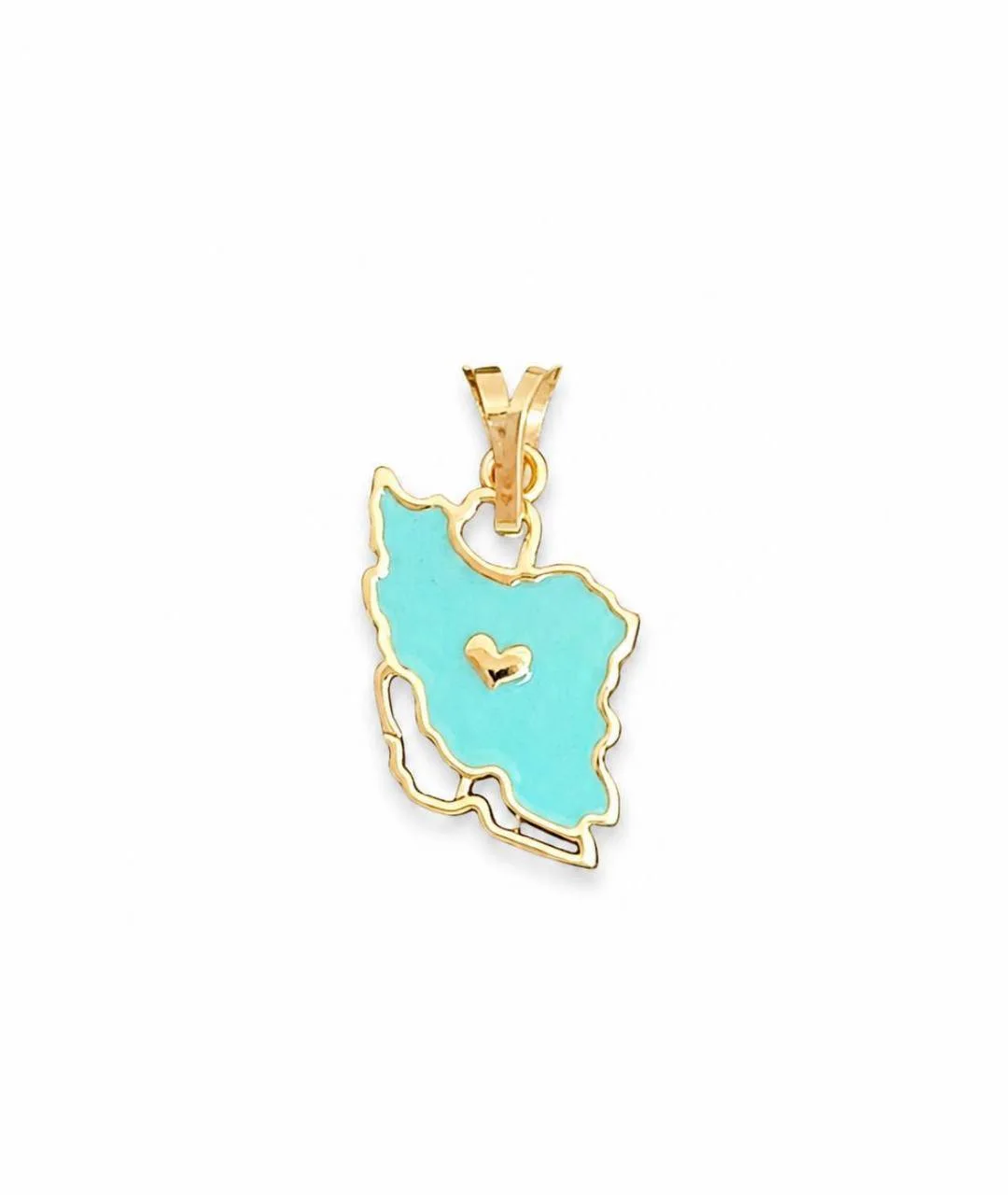 آویز ایران با میناکاری