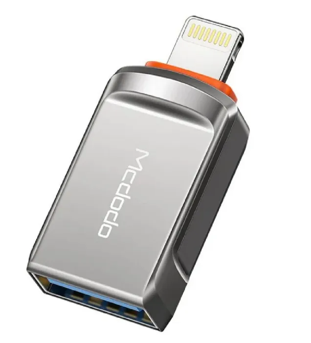 خرید مبدل اوتی‌جی آیفون یواس‌بی به لایتنینگ مک‌دودو مدل OT-8600 قیمت روز