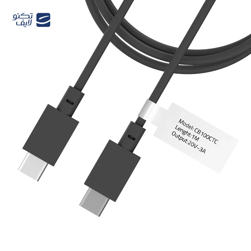 کابل تایپ سی تی سی اچ مدل CB100CTC طول 1 متر