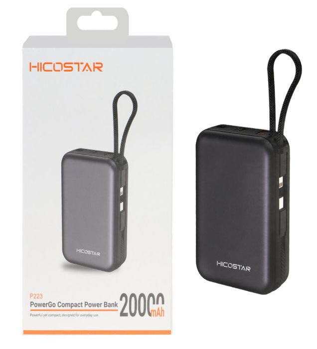 خرید پاوربانک 22.5W هیکو استار مدل P223 ظرفیت 20000 میلی آمپر ساعت قیمت روز