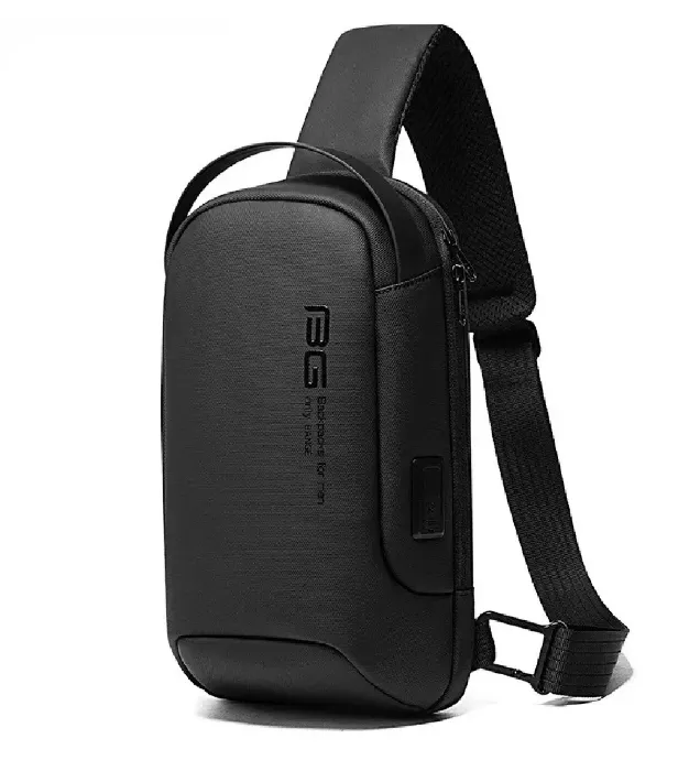 خرید کوله تک بند حرفه ای ضد آب دارای USB بنج مدل BG-7221 قیمت روز