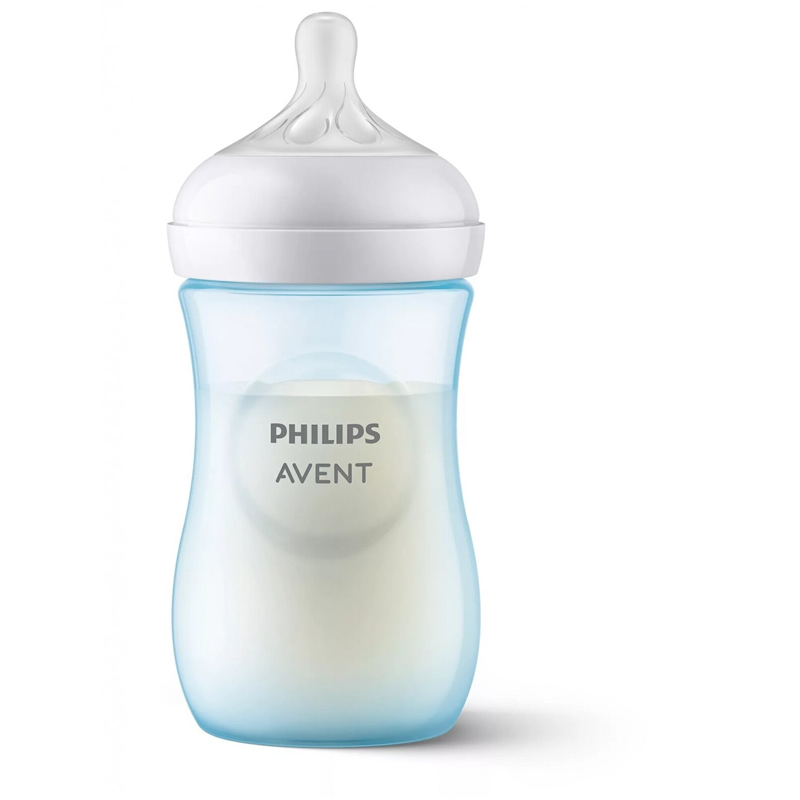 شیشه شیر 260 میل مدل Natural Response رنگ آبی اونت Avent