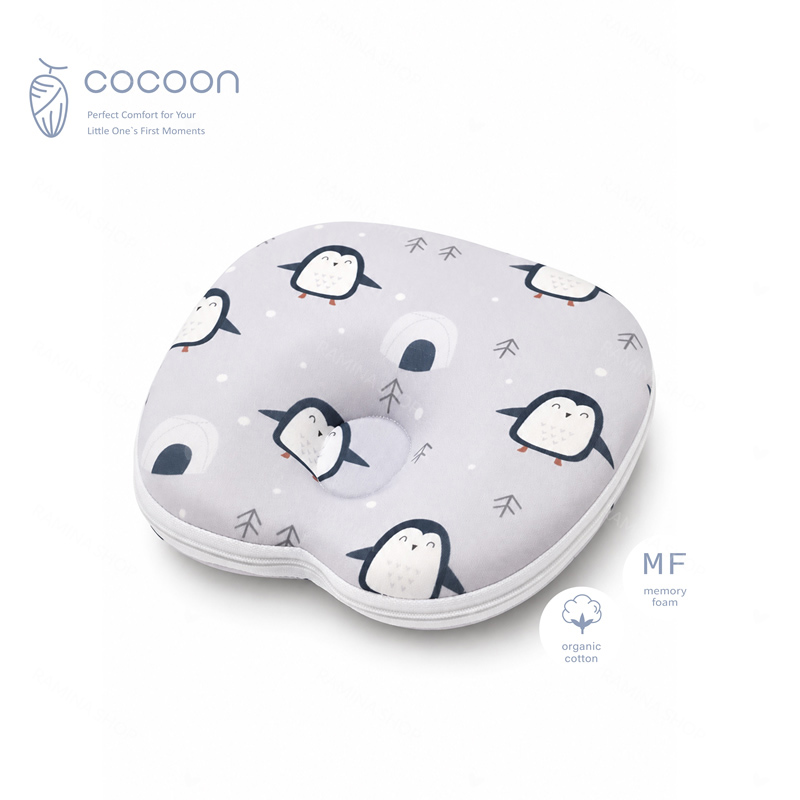 بالش فرم دهی سر نوزاد طرح پنگوئن کوکون Cocoon