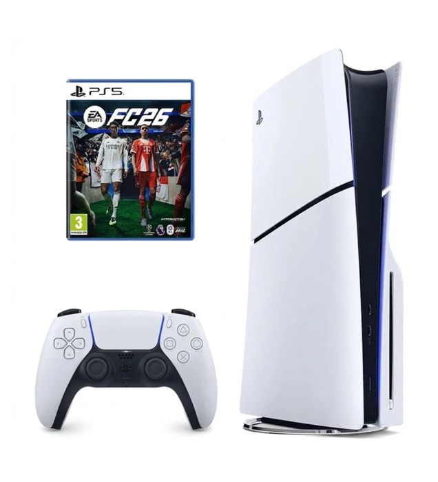 خرید پلی استیشن 5 اسلیم استاندارد دیسک خور ریجن اروپا 2016A به همراه بازی EA SPORTS FC 26 ظرفیت 1 ترابایت قیمت روز