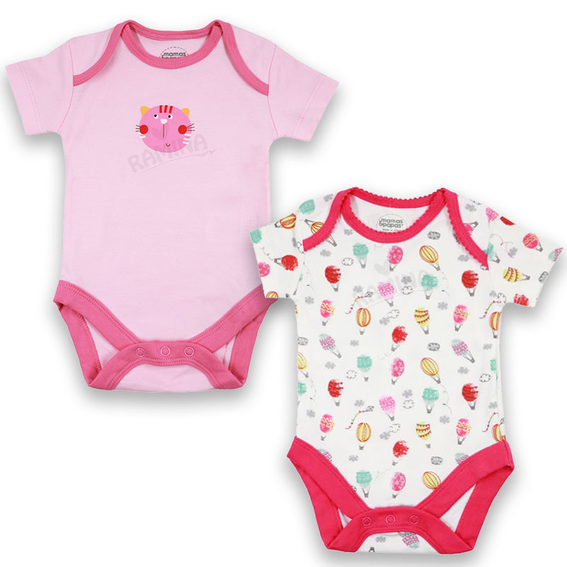 بادی کوتاه تکی دخترانه سایز 00 کد C15 مامازپاپاز Mamas Papas