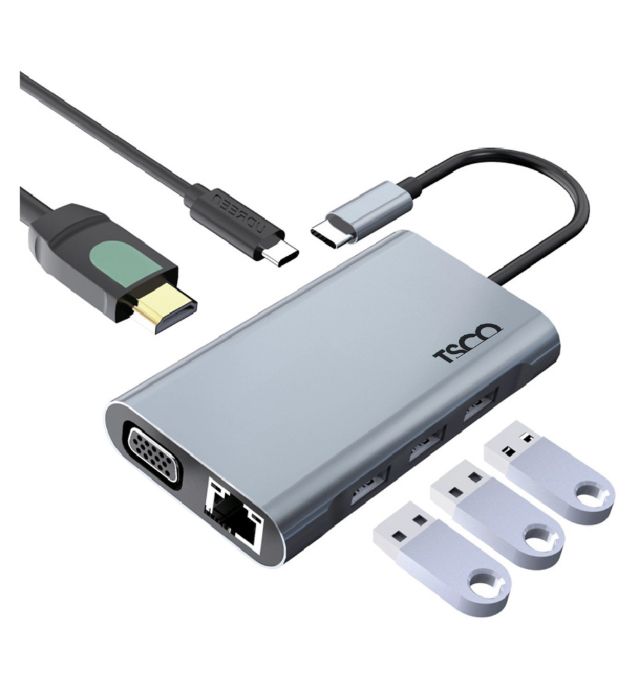 خرید هاب 7 پورت USB-C تسکو مدل THU 1171 قیمت روز