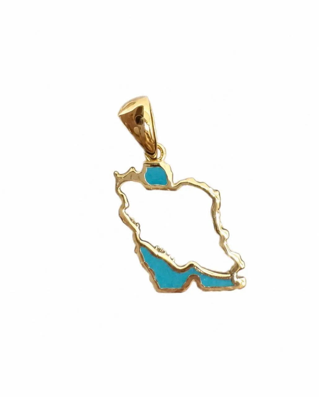 آویز ایران با میناکاری