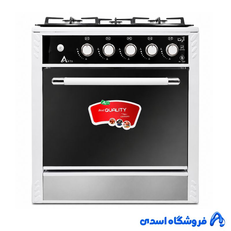 اجاق گاز طرح فر 5 شعله آرتا