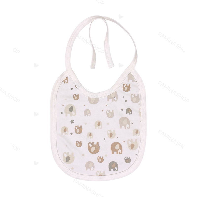 پیشبند نوزاد طرح فیل بیبی فورلایف Baby4life