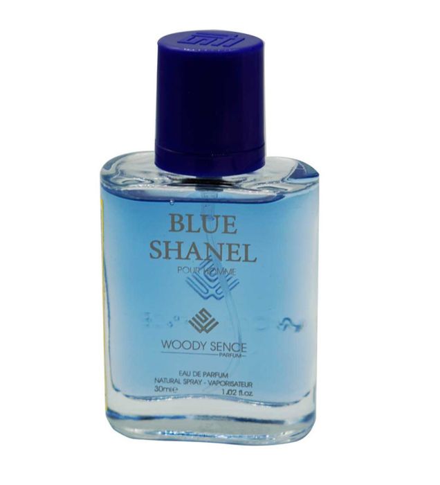 خرید عطر جیبی مردانه وودی سنس مدل بلو شنل 30 میلی لیتر قیمت روز