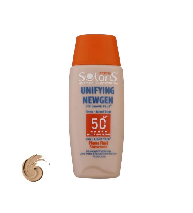 خرید کرم ضد آفتاب رنگی آردن سولاریس مدل Unifying Newgen با SPF 50 مناسب انواع پوست بژ روشن حجم 75 میلی لیتر قیمت روز