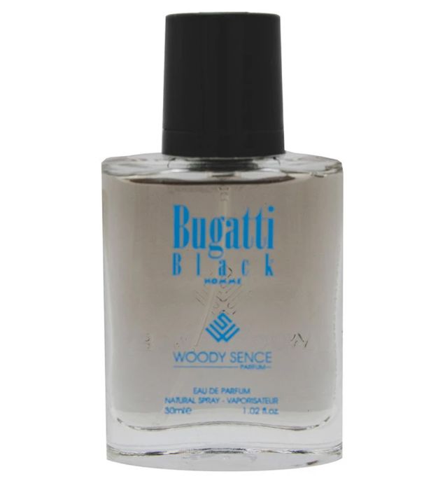 خرید عطر جیبی مردانه وودی سنس مدل بوگاتی بلک 30 میلی لیتر قیمت روز