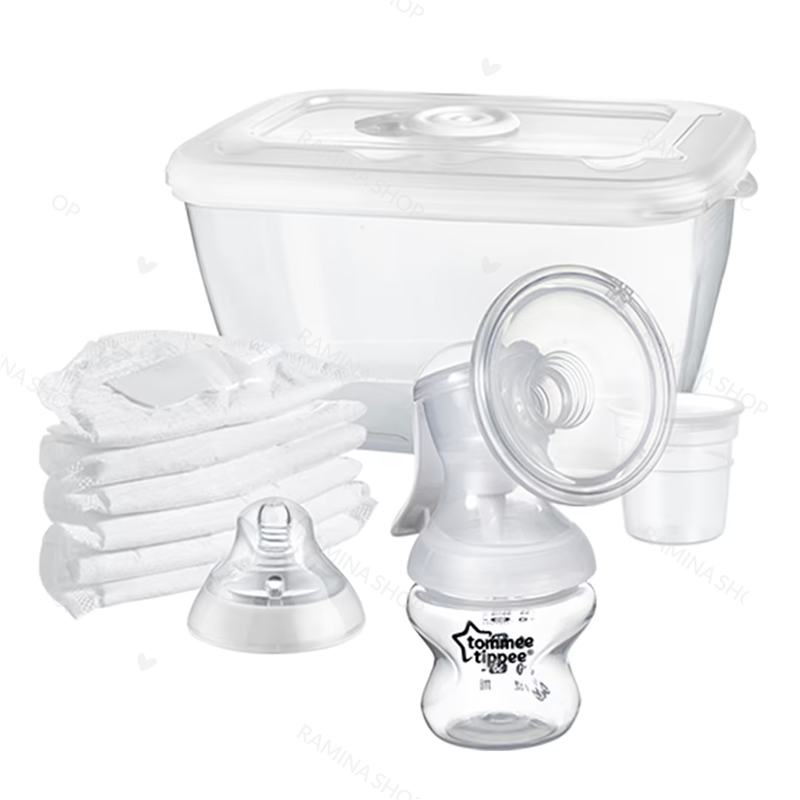 شیردوش دستی همراه با شیشه شیر تامی تیپی Tommee Tippee