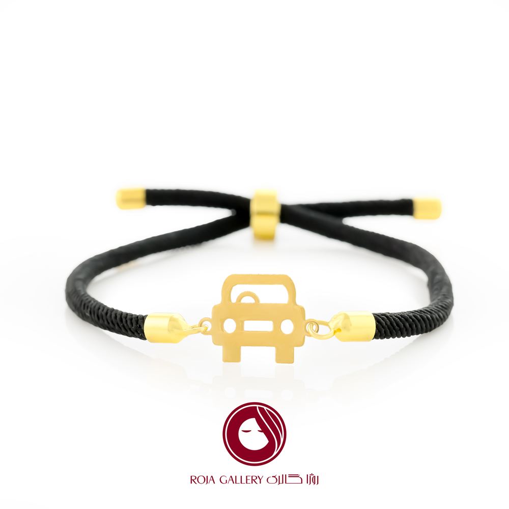 دستبند بند و طلا طرح ماشین - کد CB - 83269
