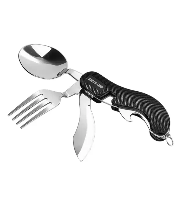 خرید ست قاشق چنگال مسافرتی گرین لاین مدل Cutlery Set قیمت روز