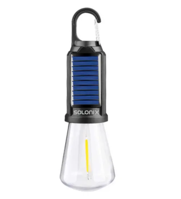 خرید چراغ آویز چادر سولونیکس مدل خورشیدی شارژی کد A02 قیمت روز