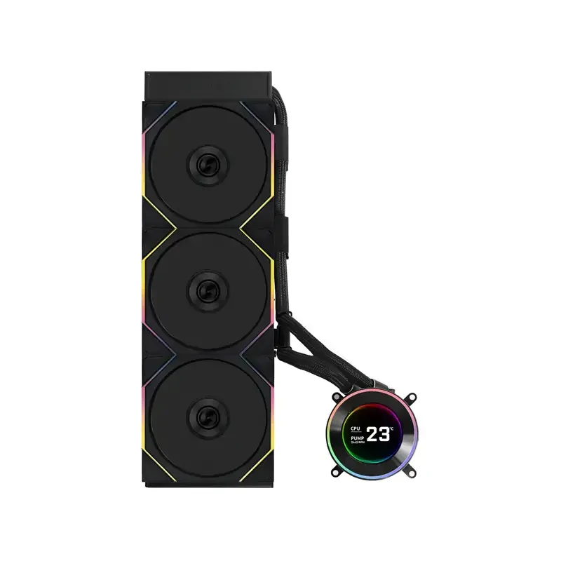 خنک کننده مایع پردازنده لیان لی مدل HydroShift II LCD-C 360TL Black