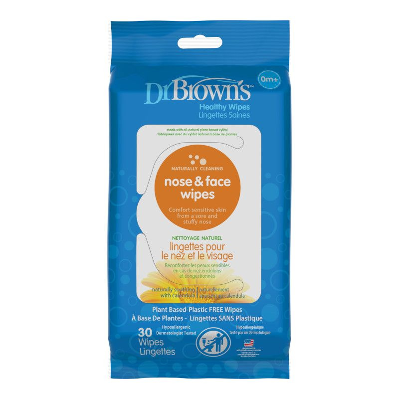 دستمال مرطوب صورت و بینی دکتر براون Dr Brown’s