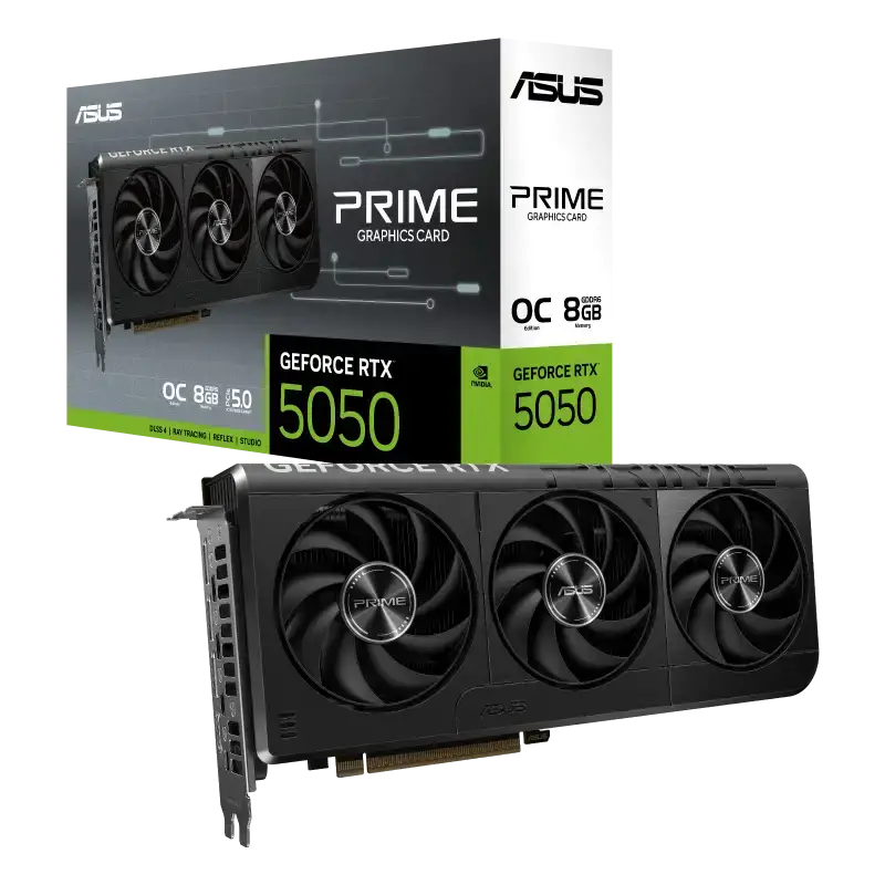 کارت گرافیک ایسوس Prime GeForce RTX5050 8GB GDDR6 OC Edition