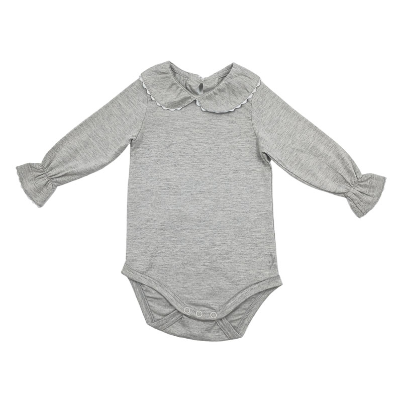 بادی یقه ب ب نخی طوسی دخترانه مادرکر Mothercare