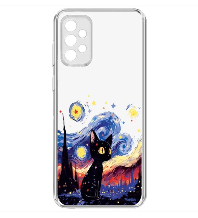 خرید کاور طرح Black Cat برای گوشی سامسونگ Galaxy A52/52S قیمت روز
