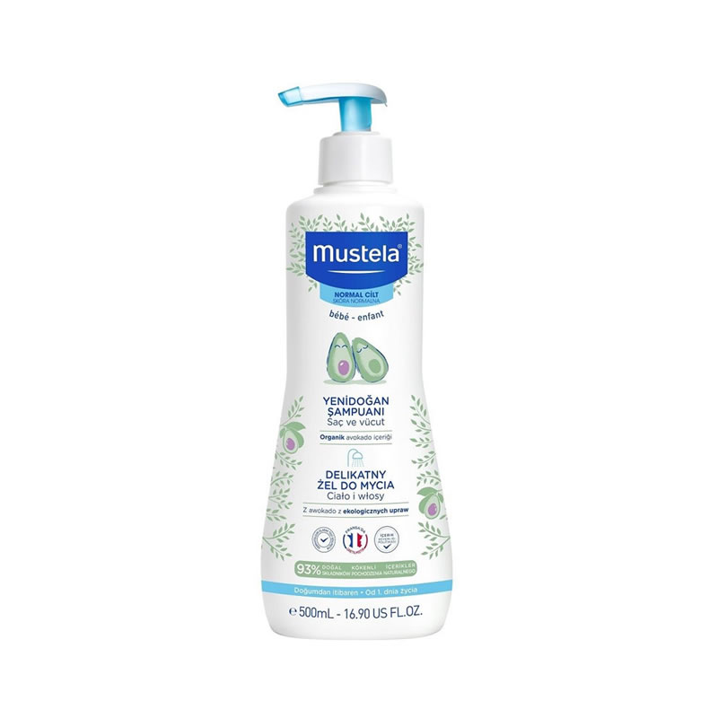 درمو کلینزینگ 500 میل با عصاره آووکادو موستلا Mustela