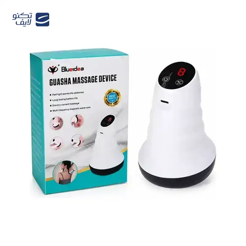 ماساژور بادکش و سنگ داغ بلو آیدیا مدل BLD188