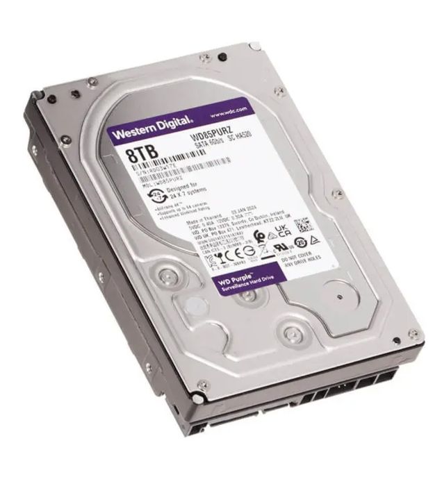 خرید هارد دیسک اینترنال وسترن دیجیتال مدل WD Purple ظرفیت 8 ترابایت قیمت روز