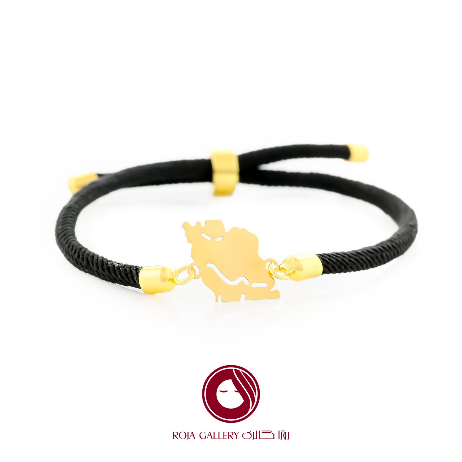 دستبند بند و طلا طرح ایران - کد CB - 83274