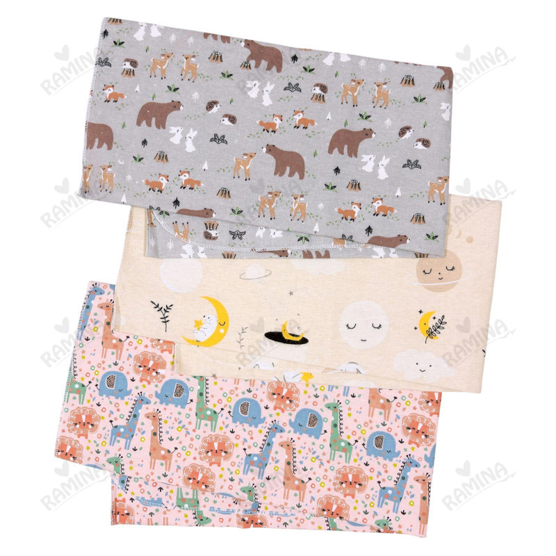خشک کن نوزاد طرح دار جعبه 3 عددی کد 1047 بیبی فورلایف Baby4Life